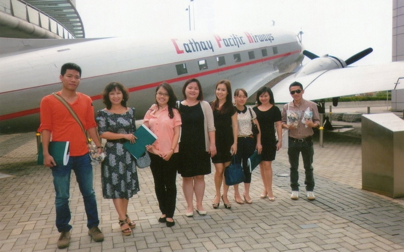 Tại Tổng hành dinh hãng hàng không Cathay Pacific- Hong Kong